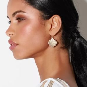 Brushed Gold Geometric Earrings